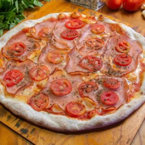 FireCrust Pepperoni pizza with crispy crust and pepperoni slices